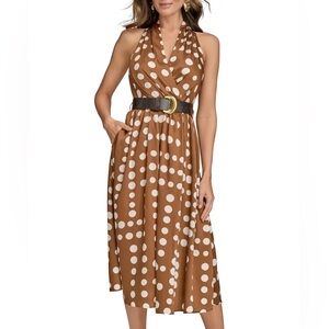 Donna Karan New York Polka Dot Maxi Dress – Size 2